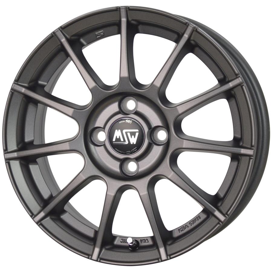 BRIDGESTONE FIAT 500【アルミ単品4本価格】MSW85-II 14X6.0J 4 BRIDGESTONE FIAT 500【アルミ単品4本価格】MSW85-II 14X6.0J 4