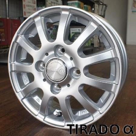 軽トラ＆軽バン【アルミ単品4本価格】LA STRADA TIRADO α/ラ