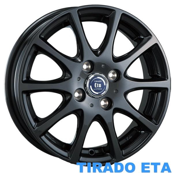 アクア・イグニス・フィットなどLA STRADA TIRADO ETA/ラ・ストラーダ ティラード イータ 15X5.5J　4穴 PCD：100g