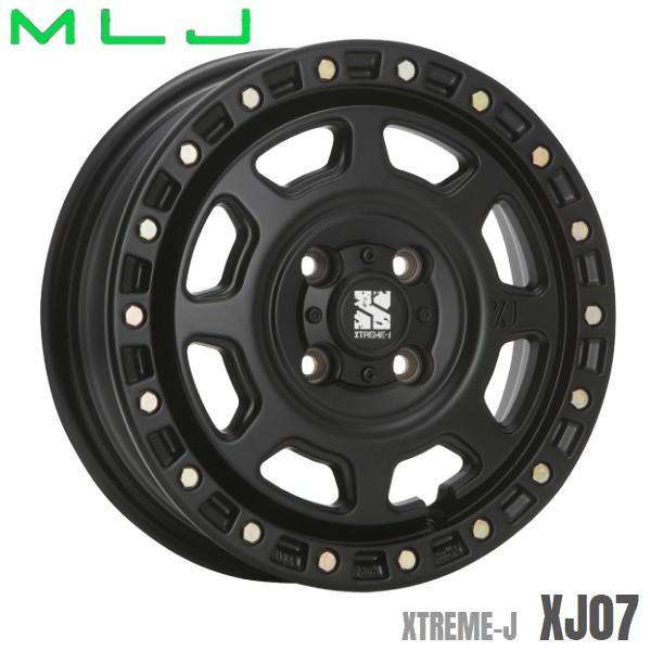 軽トラ＆軽バン【アルミ単品4本価格】MLJ  XTREME-J XJ07/エクストリーム-J XJ07 13X4.00B　4穴 PCD：100