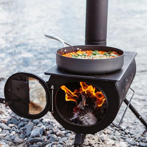 アネヴェイ フロンティア ポータブル薪ストーブ テント用セット冬キャンプ 防災 アネヴェイ フロンティア ポータブル薪ストーブ テント用セット