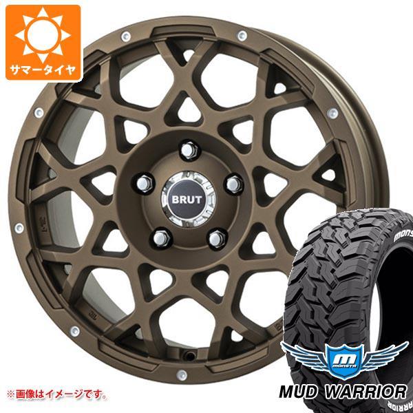 5本セット ジープ ラングラー JK/JL系用 サマータイヤ モンスタ マッドウォーリアー LT265/70R17 121/118Q ホワイトレター ブルート BR-55(96038円)