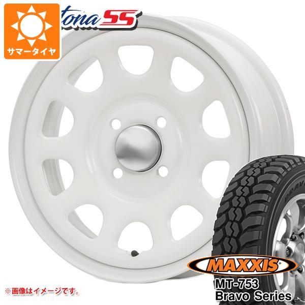 アトレーワゴン S300系用 サマータイヤ マキシス MT-753 ブラボーシリーズ 185R14C 102/100Q 8PR ブラックサイドウォール MLJ デイトナ SS 5.0-14