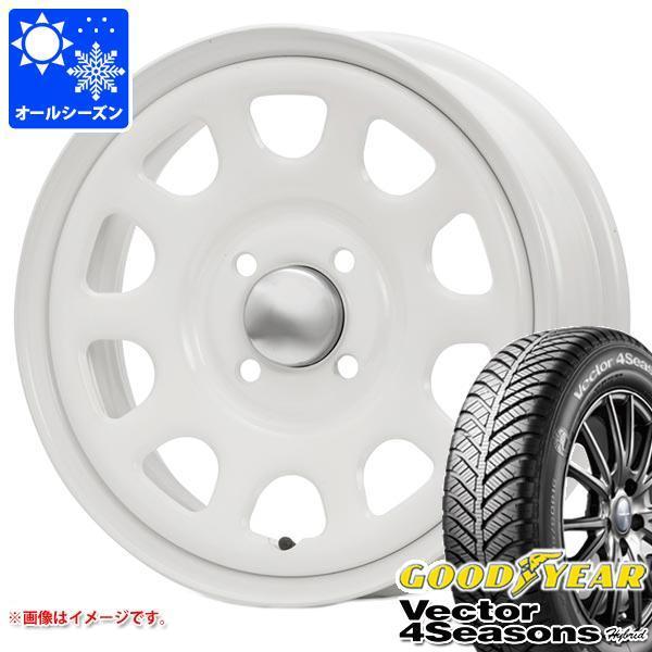 オールシーズン 155/55R14 69H グッドイヤー ベクター 4シーズンズ ハイブリッド MLJ デイトナ SS 5.0-14