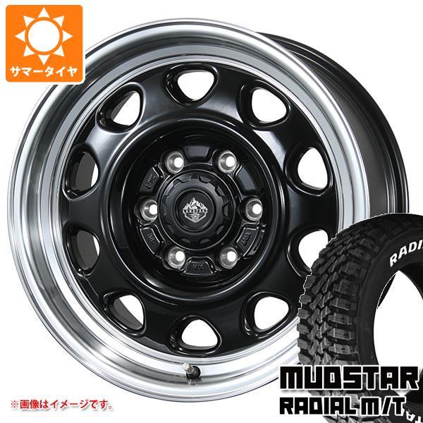 ハイエース 200系用 サマータイヤ マッドスター ラジアル M/T 215/70R16 100T ホワイトレター ランドフット SWZ 6.5-16