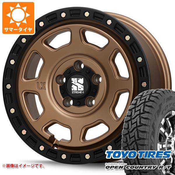 5本セット ジープ ラングラー JK/JL系用 サマータイヤ トーヨー オープンカントリー R/T LT265/70R17 112/109Q ホワイトレター MLJ エクストリームJ XJ07