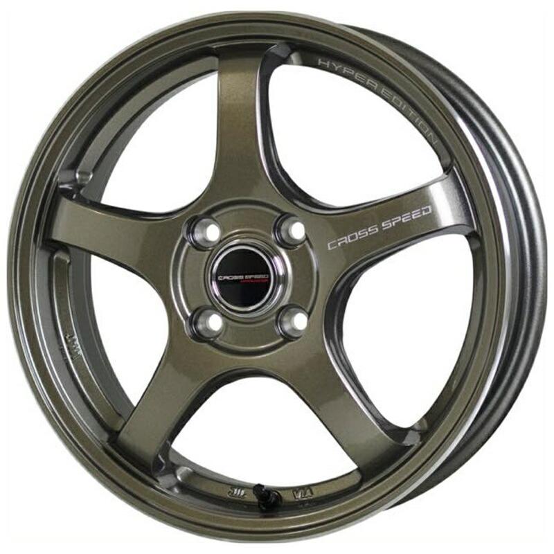 HOT STUFF ホットスタッフ クロススピード ハイパーエディション CR5 15インチ 7.0J +28 PCD100 4穴 BRM 単品1本
