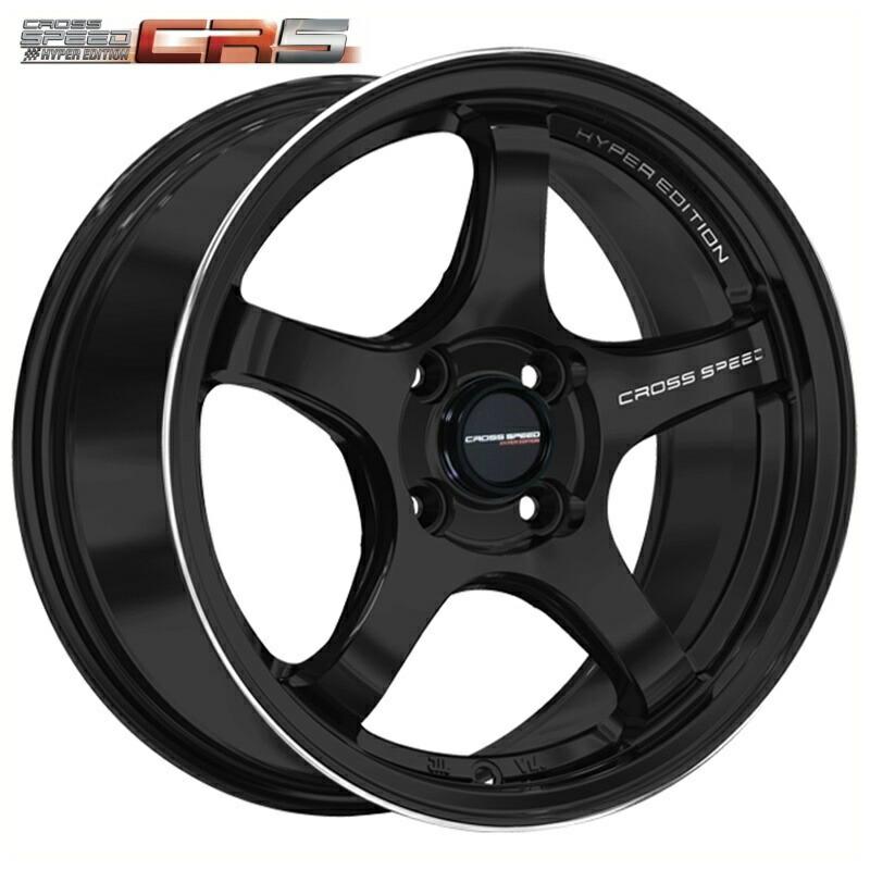 HOT STUFF ホットスタッフ クロススピード ハイパーエディション CR5 15インチ 7.0J +28 PCD100 4穴 GB 単品1本