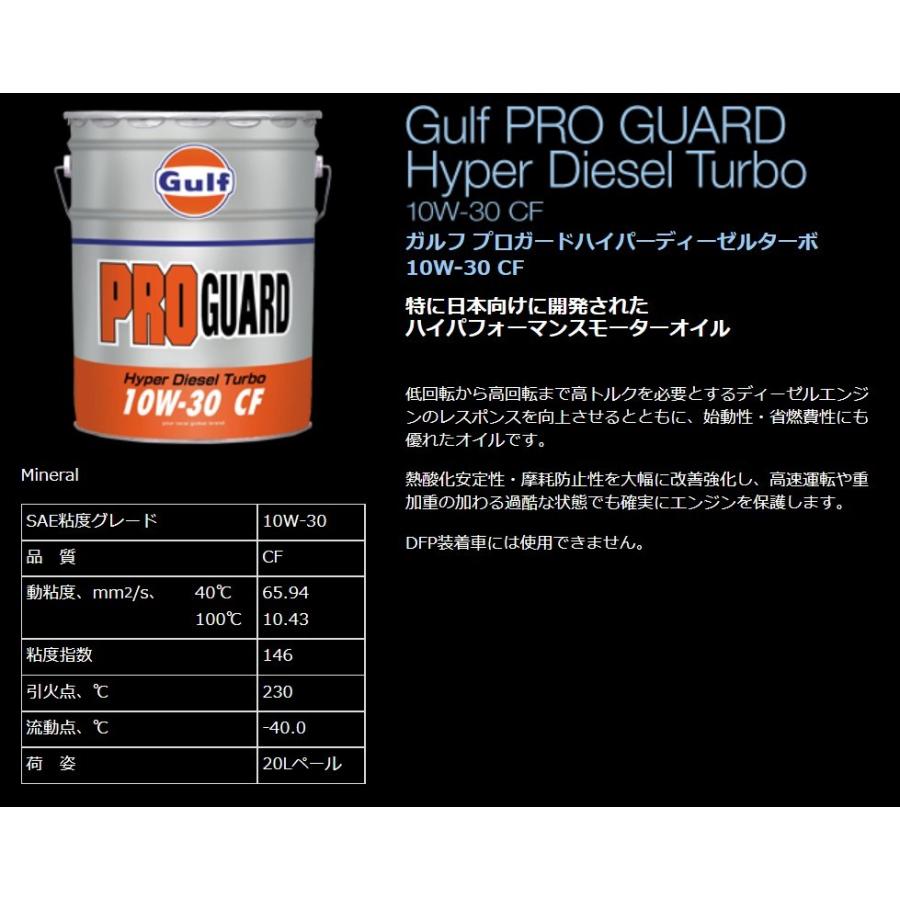 Gulf（ガルフ） 【個人宛発送不可】Gulf ディーゼルエンジンオイル PRO