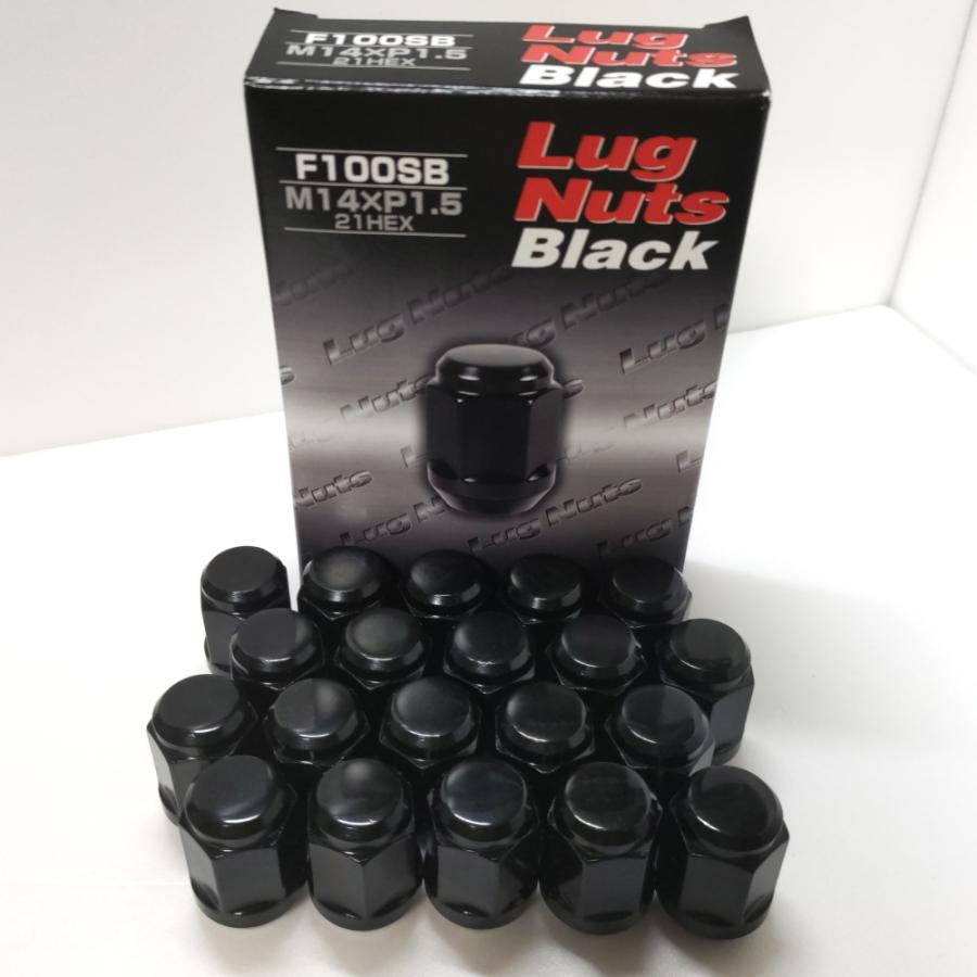 KYO-EI ホイールナット20個セット 21HEX M14-P1.5 ブラック 60度 