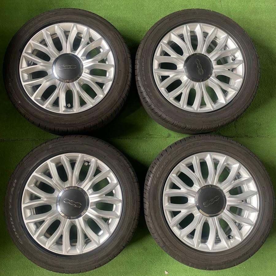 185/55R15 ホイールセット 四本 FIAT 500 純正 チンクエチェント 夏タイヤ :2022090201:タイヤリユース渡辺 ...