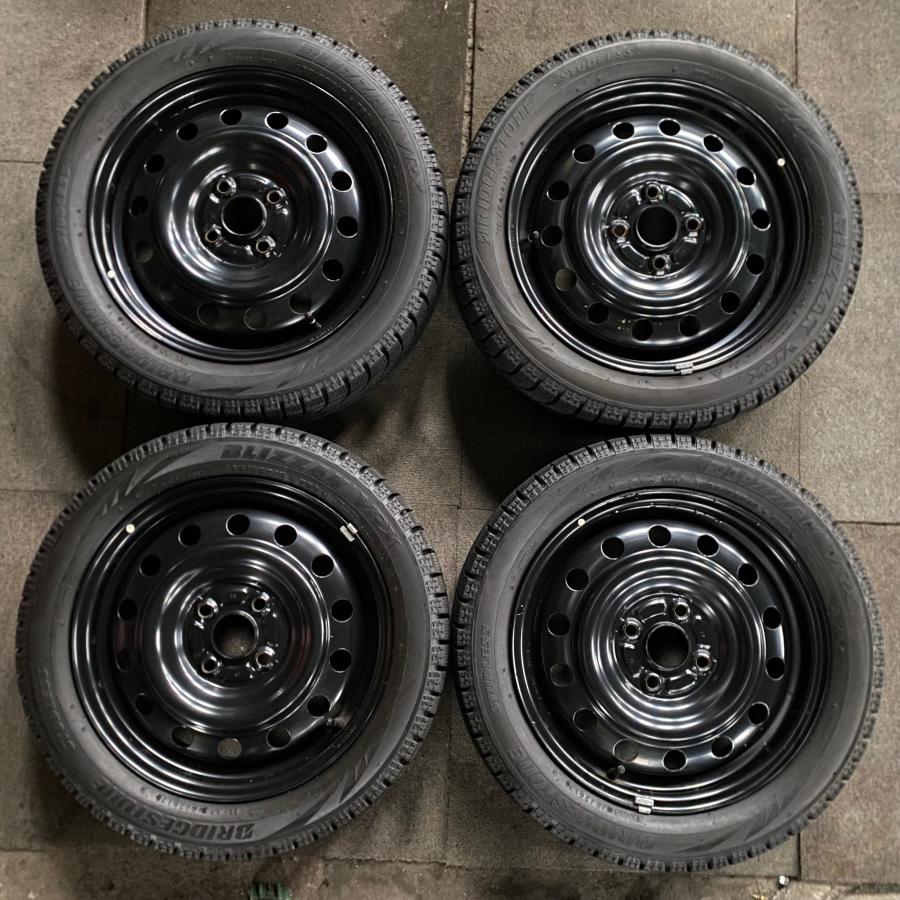 ブリザック VRX 165/55R15 スタッドレス スチールセット 四本 ダイハツ 