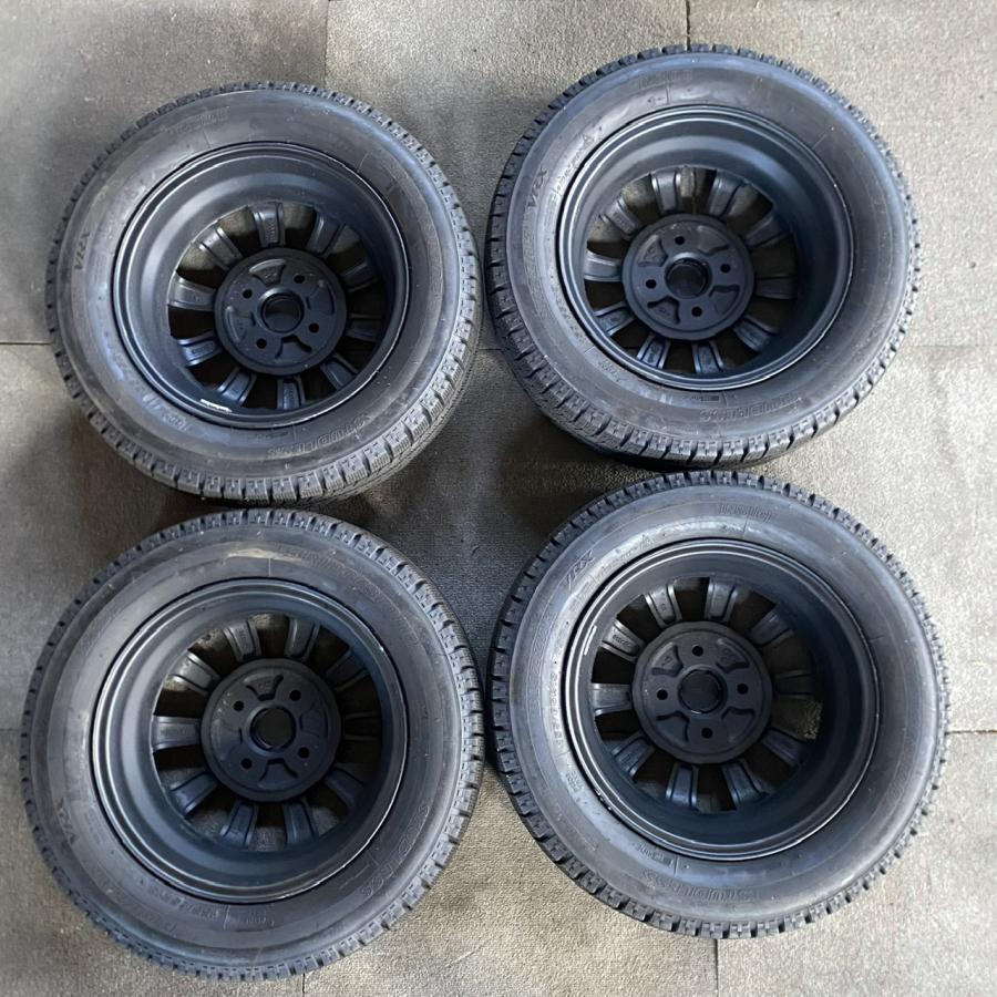 ブリザック VRX 155/65R13 スタッドレス ホイールセット 四本 ブリザック VRX 155/65R13 スタッドレス ホイールセット 四本