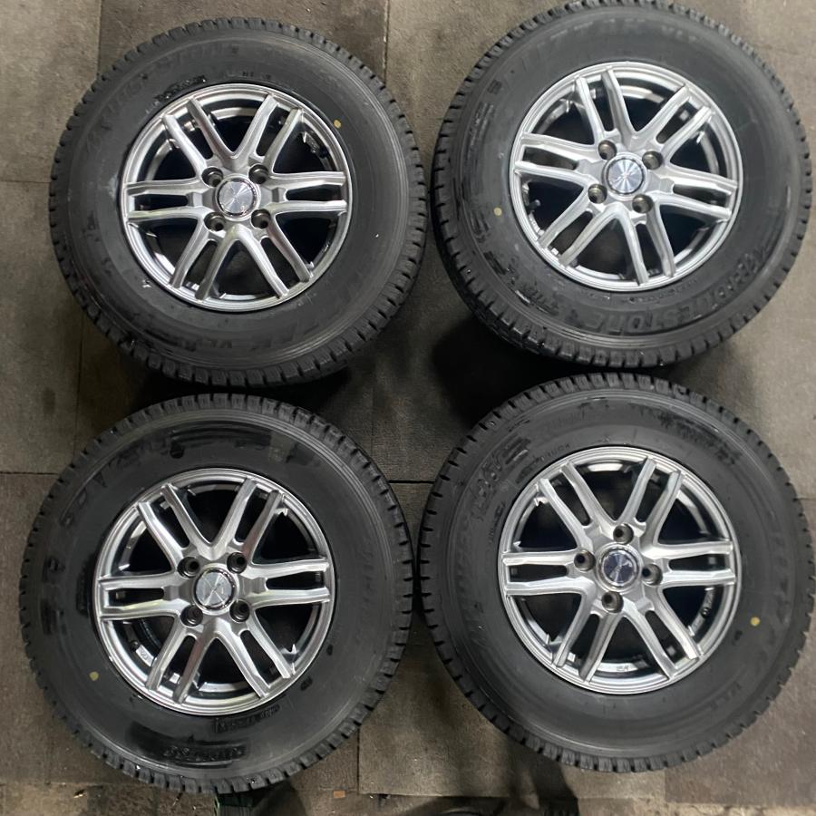 値下げします。165R13LT 6PRスタットレス、アルミ