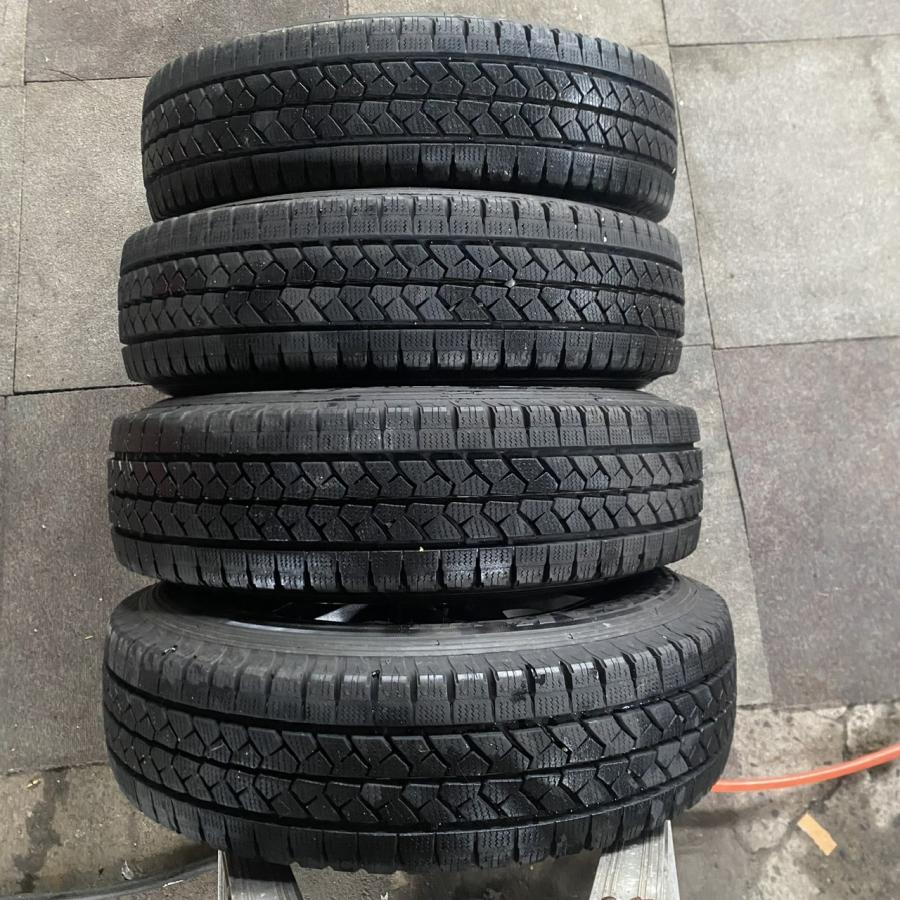 値下げします。165R13LT 6PRスタットレス、アルミ