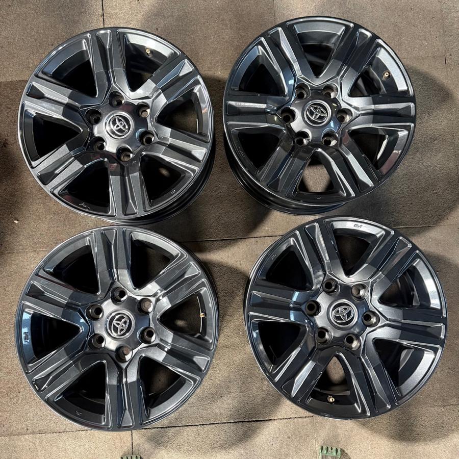 ハイラックス GUN125 純正 ホイール 4本 ハイエース ランクルプラド ハイラックス GUN125 純正 ホイール 4本 ハイエース ランクルプラド