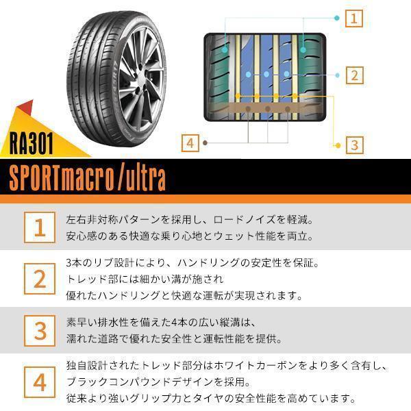 APTANY 245/45R19 4本セット 2024年製造 新品サマータイヤ RA301 APTANY 245/45R19 4本セット 2024年製造 新品サマータイヤ RA301