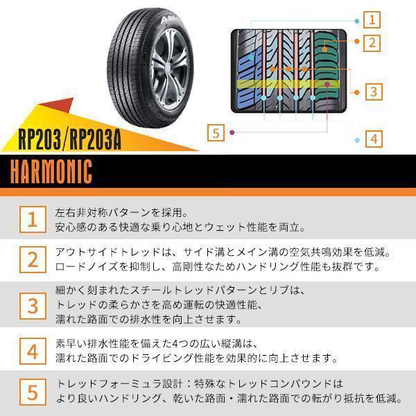 195/55R16 2023年製造 新品サマータイヤ APTANY RP203 送料無料 195/55/16｜tireoh｜06