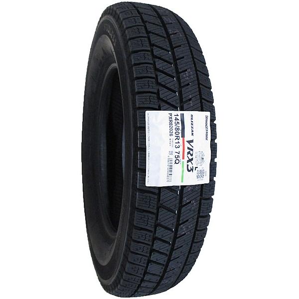 全国送料込☆ブリヂストンVRX3☆145/80R13☆2025年製☆軽自動車等 ブリザック VRX3 145/80R13 2025年製 新品スタッドレスタイヤ