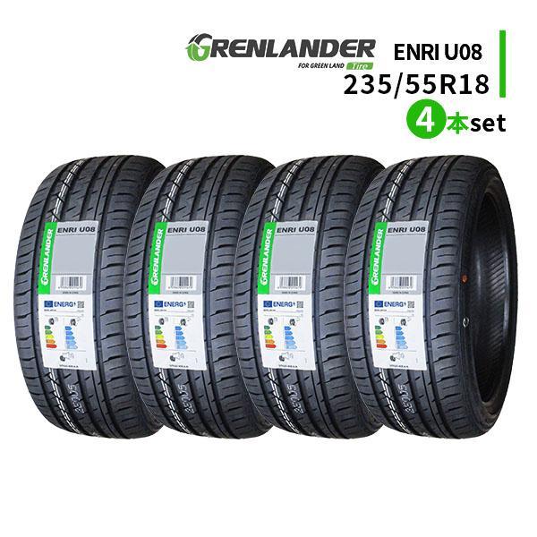 GRENLANDER 235/55R18 4本セット 2025年製造 新品サマータイヤ ENRI U08 送料無料 235/55/18 ...