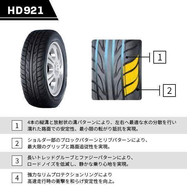 2本セット 225/35R20 2023年製造 新品サマータイヤ HAIDA HD921 送料無料 225/35/20｜tireoh｜06