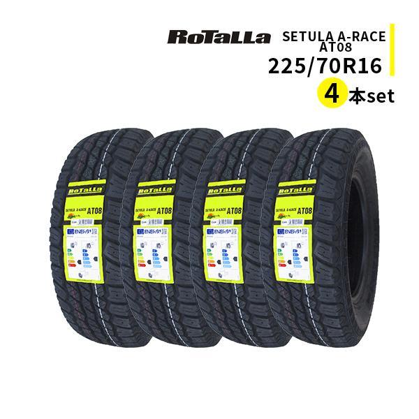 225/70R16 4本セット 2026年製造 新品サマータイヤ RoTaLLa SETULA A-RACE AT08 送料無料 225/70/16