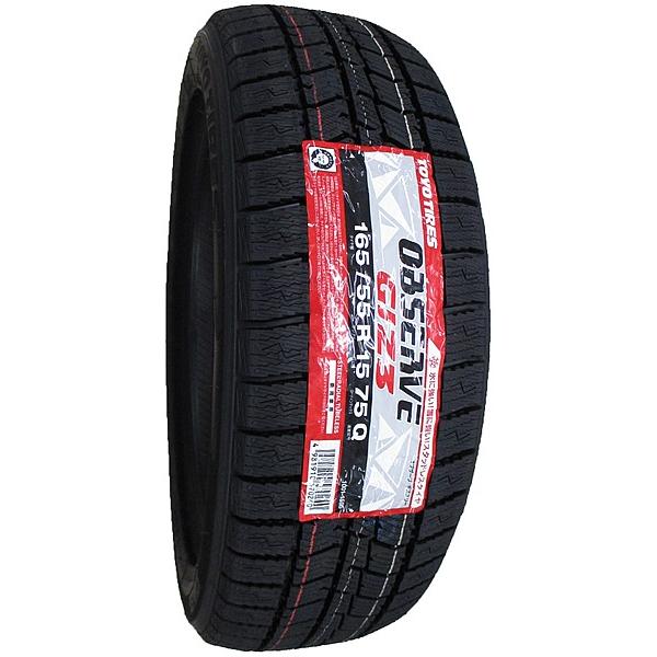 OBSERVE 165/55R15 2025年製 新品スタッドレスタイヤ TOYO TIRES GIZ3