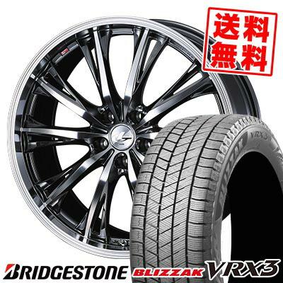 ブリザック 225/40R19 89Q ブリヂストン VRX3 WEDS LEONIS RT