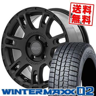 205/60R16 92Q ダンロップ ウインターマックス 02 RAYS TEAM DAYTONA 