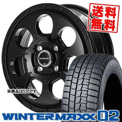 215/65R16 98Q ダンロップ ウインターマックス 02 MUD AGENT スタッドレスタイヤホイール4本セット : 325414 ...