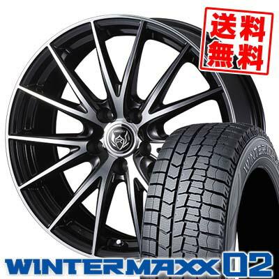 WINTER MAXX 02 225/45R18 91Q ダンロップ ウインターマックス 02 WEDS