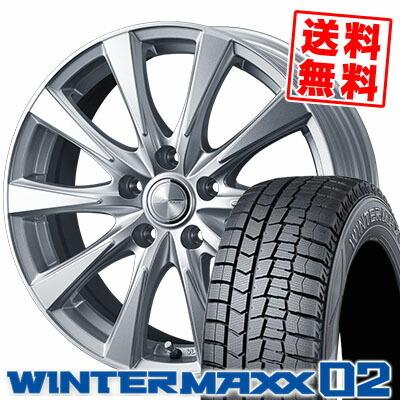 215/45R17 87Q ダンロップ ウインターマックス 02 JOKER SPIRITS スタッドレスタイヤホイール4本セット｜tireprice