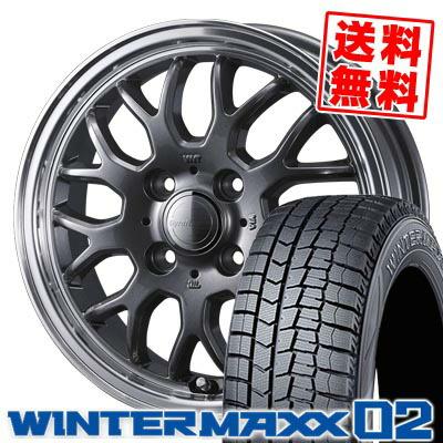 165/65R15 81Q DUNLOP WINTER MAXX 02 WM02 GYRAFT 9M スタッドレス 