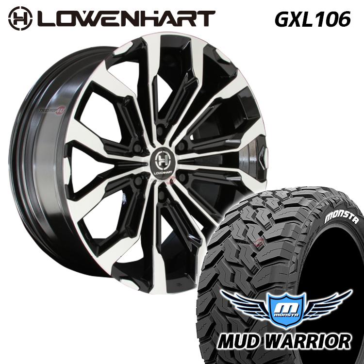 4本セット LOWENHART レーベンハート GXL106 20x8.5J 6/139.7 +20