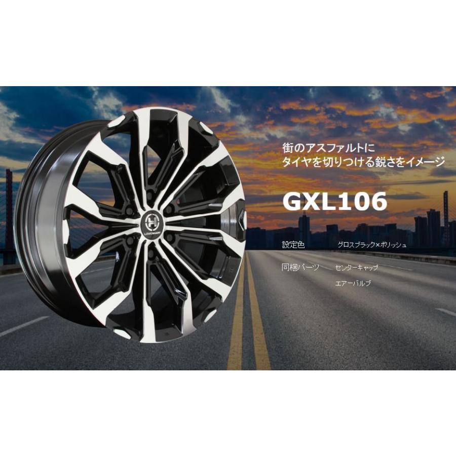 4本セット LOWENHART レーベンハート GXL106 20x8.5J 6/139.7 +20
