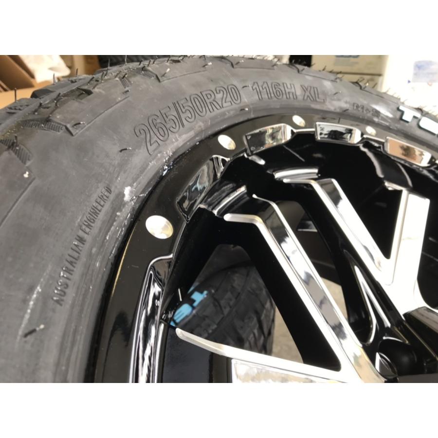 4本セット LOWENHART GXL206 20x8.5J 6/139.7 +20 MONSTA TERRAIN