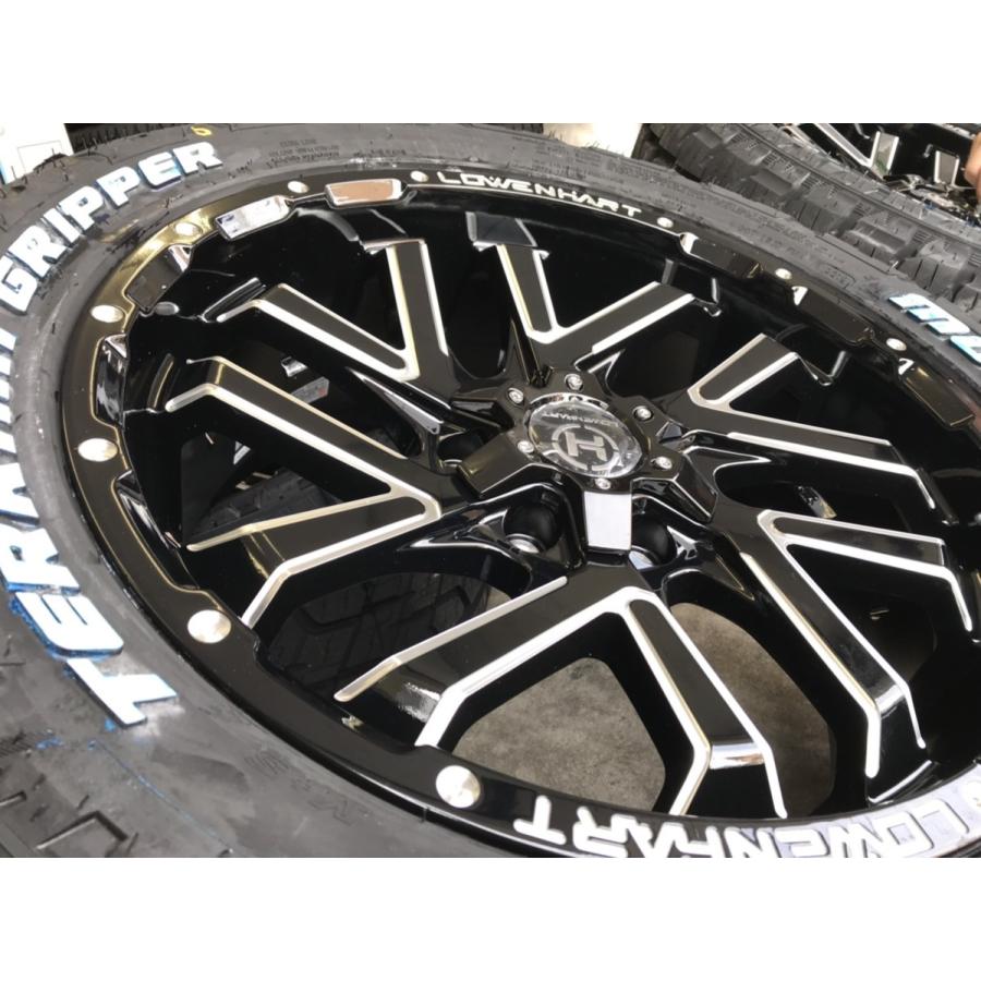 4本セット LOWENHART GXL206 20x8.5J 6/139.7 +20 MONSTA TERRAIN
