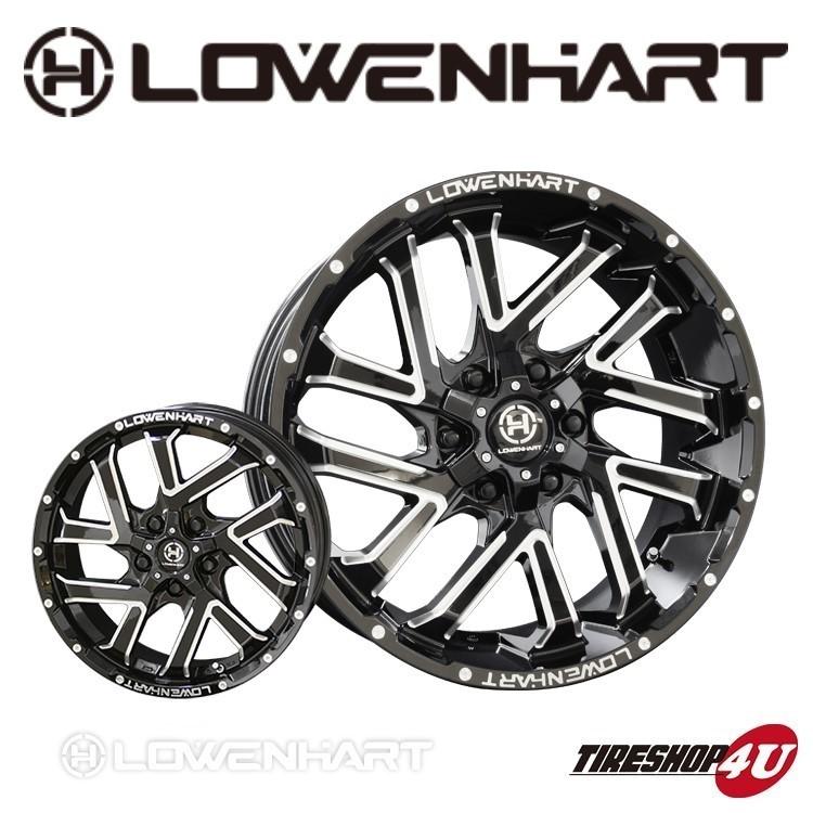 4本セット LOWENHART レーベンハート GXL206 20x8.5J 6/139.7 +10