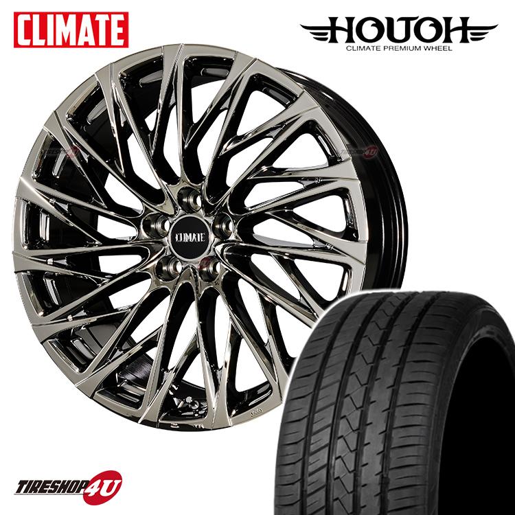 タイヤホイール 4本セット CLIMATE HOUOH 鳳凰 19X8.5J 5/114.3 +35