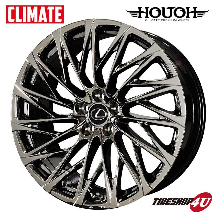 タイヤホイール 4本セット CLIMATE HOUOH 鳳凰 19X8.5J 5/114.3 +35