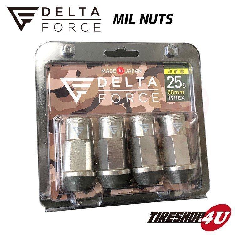 新品 DELTA FORCE MIL NUTS デルタフォース ミルナット M12XP1.5 19HEX 20個セット 選べる4カラー 軽量アルミナット 高強度 貫通タイプ｜tireshop4u-4｜04