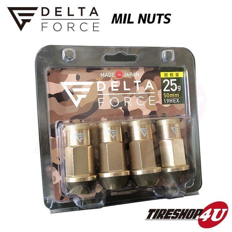 新品 DELTA FORCE MIL NUTS デルタフォース ミルナット M12XP1.5 19HEX 20個セット 選べる4カラー 軽量アルミナット 高強度 貫通タイプ｜tireshop4u-4｜05