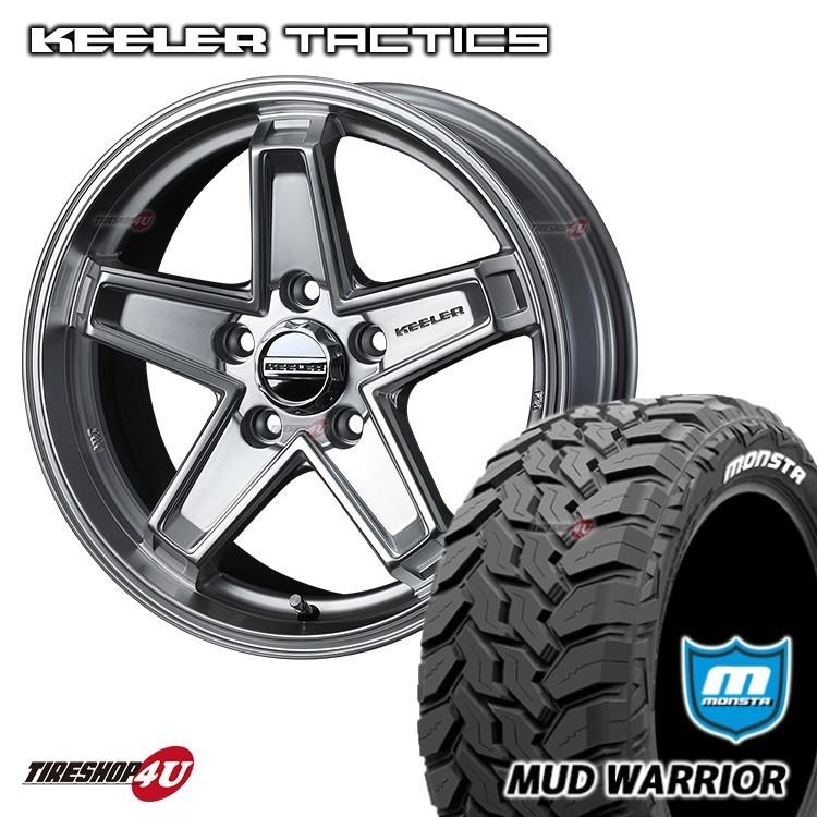 4本セット キーラータクティクス KEELER 16x7.0J 5/114.3+38 MONSTA