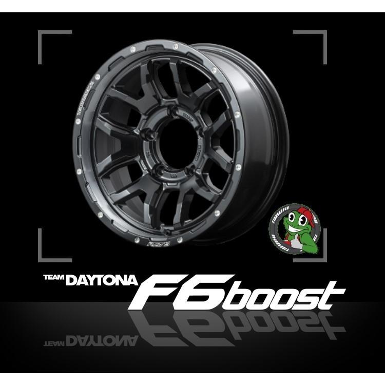 1本価格 RAYS DAYTONA F6 boost 16x6.0J 5/139.7 -5 ブラック MONSTA