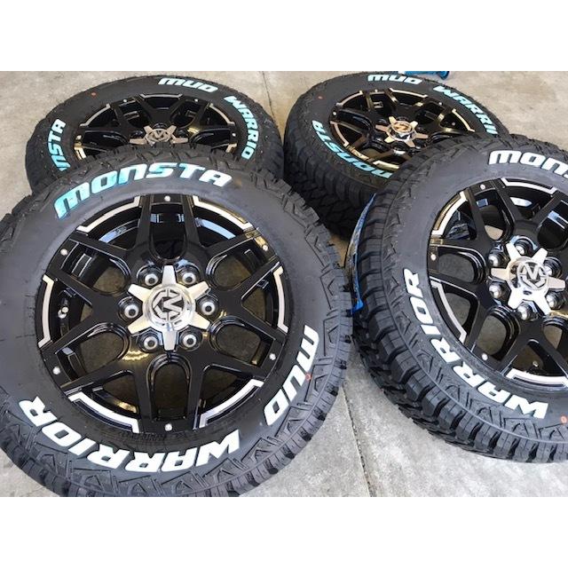 モンスタータイヤ　215/70r16 マッドウォーリアー　ハイエース　ジムニー ハイエースに215/70R16モンスタマッドウォーリア！デルタ