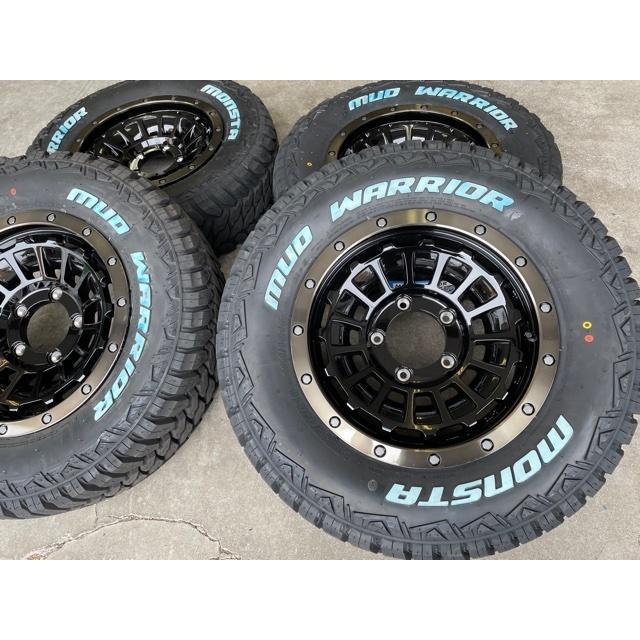 4本セット ROGAN バークレイ ローガン 16X6.0J 5/139.7 -5 MONSTA モンスタ マッドウォーリア M/T 235/70R16 ジムニー シエラ JB74W JB43