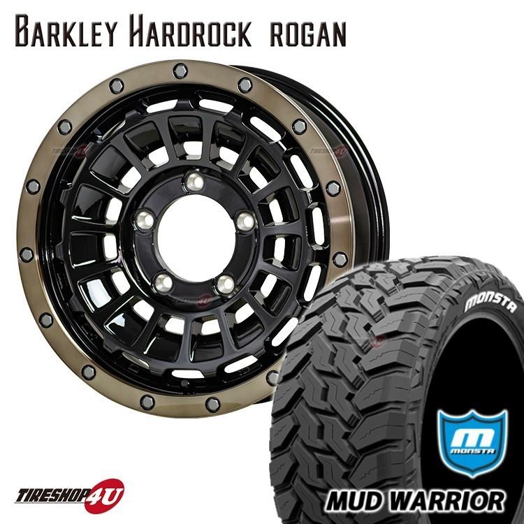 4本セット BARKLEY HARDROCK ROGAN ローガン 16X6.0J 5/139.7 MONSTA