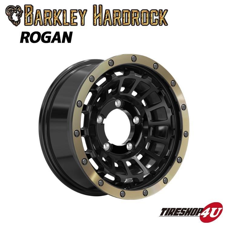 4本セット BARKLEY HARDROCK ROGAN ローガン 16X6.0J 5/139.7 MONSTA