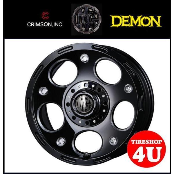 1本価格 CRIMSON クリムソン MG DEMON マーテルギア デーモン 16x5.5J 