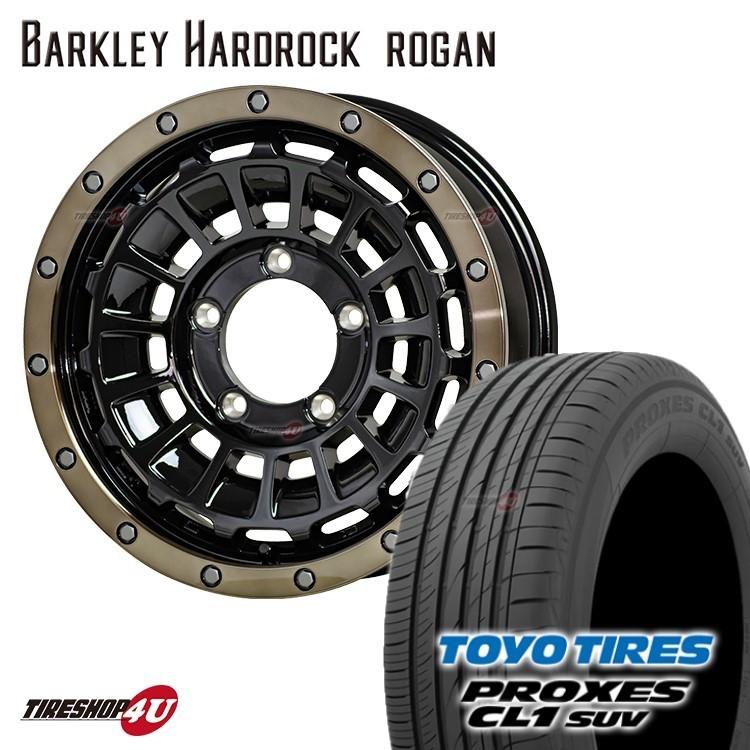 1本価格 BARKLEY HARDROCK ROGAN バークレイ ローガン 16x5.5J 5/139.7 +20 TOYO トーヨー CL1 SUV 175/80R16 低燃費 ジムニー JB64 JB23